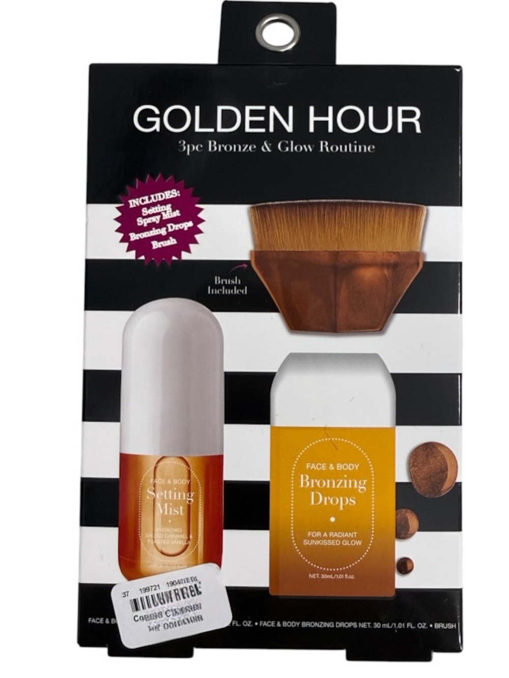 Golden Hour 3 Piece Bronze and Glow Routine Set NWT